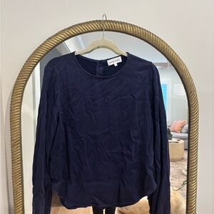 Bella Dahl Blue Boxy Blouse